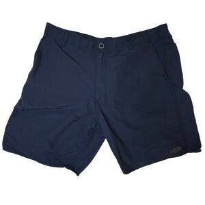AFTCO Men's Dark Blue Flat Front Shorts